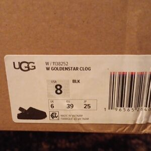 UGG Black Goldenstar Clog Footwear